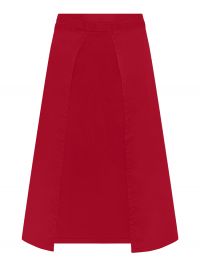 Klassische lange Bistroschürze Rot
